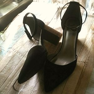 Worthington heels with ankle strap